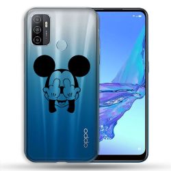 Coque Transparente Pour Oppo A53 / A53S Mickey doigt