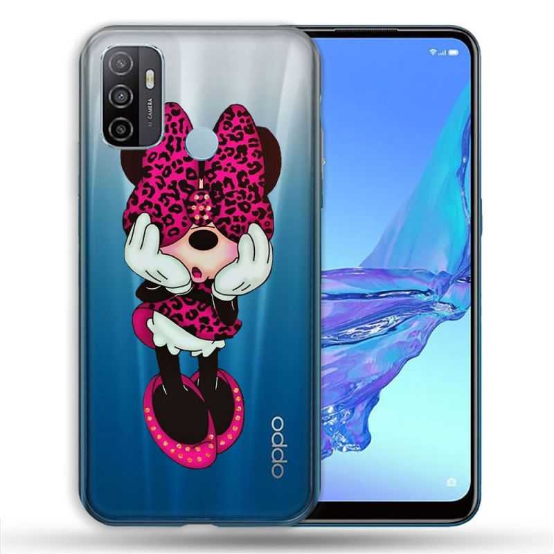 Custodia Personalizzata Tumundosmartphone Per OPPO A53/A53s – Trasparente Antiurto Con Cordino Verde Acqua E Stampa A Scelta