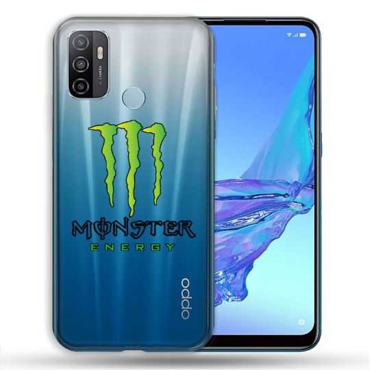 Coque Transparente Pour Oppo A53 / A53S Monster Energy