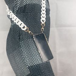 Coque Transparente Pour Xiaomi Redmi 10 avec Lanière / Bandoulière téléphone Anneaux Blanc