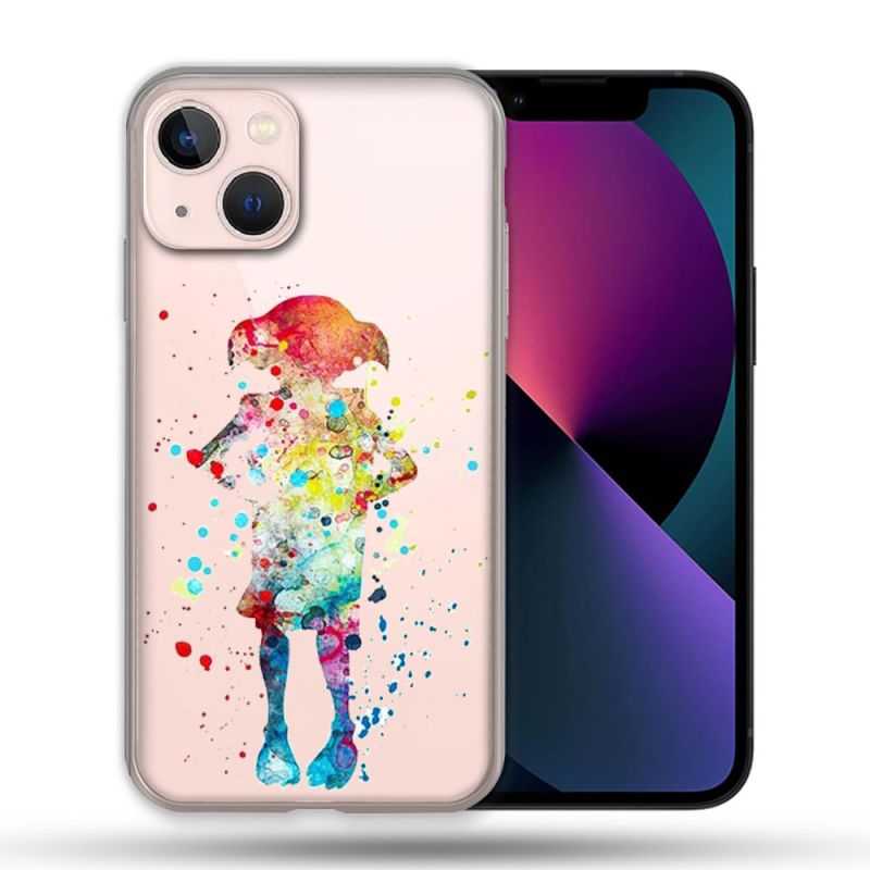 Coque Transparente Pour Apple Iphone 13 (6,1) Dobby Colore