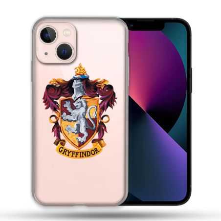Coque Transparente Pour Apple Iphone 13 (6,1) Harry Potter Griffindor