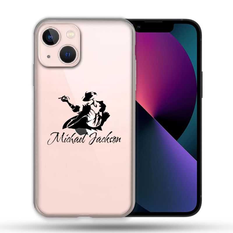 Coque Transparente Pour Apple Iphone 13 (6,1) Michael Jackson