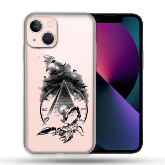 Coque Transparente Pour Apple Iphone 13 (6,1) Scorpion