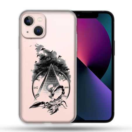 Coque Transparente Pour Apple Iphone 13 (6,1) Scorpion