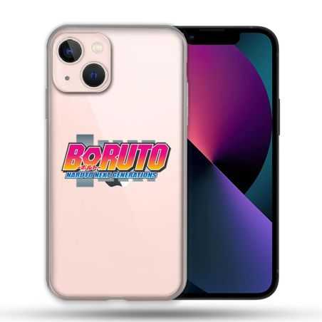 Coque Transparente Pour Apple Iphone 13 Mini (5.4) Boruto Logo