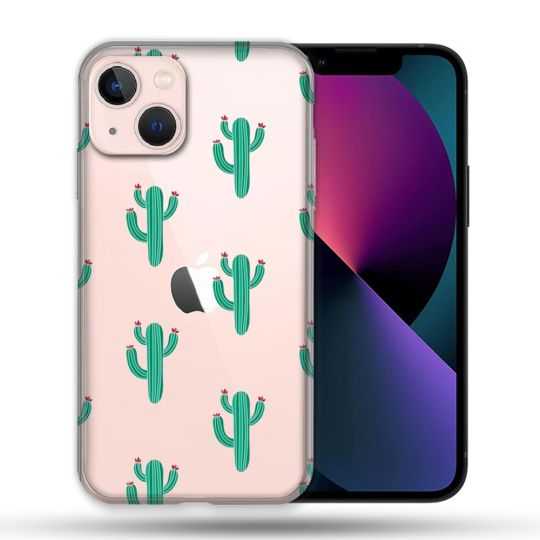 Coque Transparente Pour Apple Iphone 13 Mini (5.4) Cactus