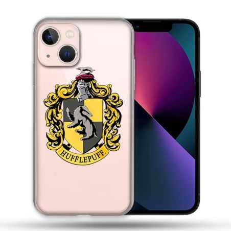 Coque Transparente Pour Apple Iphone 13 Mini (5.4) Harry Potter Hufflepuff
