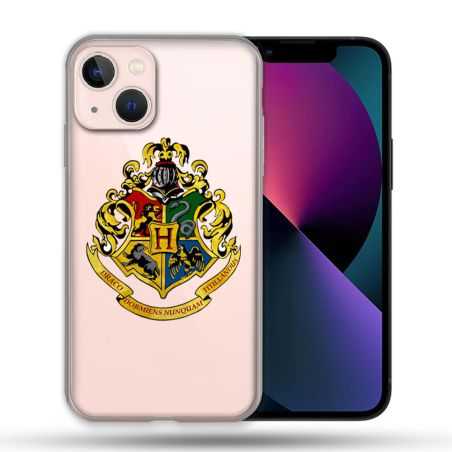 Coque Transparente Pour Apple Iphone 13 Mini (5.4) Harry Potter Poudlard