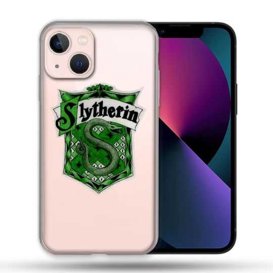 Coque Transparente Pour Apple Iphone 13 Mini (5.4) Harry Potter Slytherin