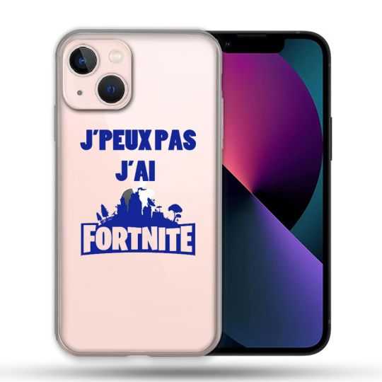 Coque Transparente Pour Apple Iphone 13 Mini (5.4) Jpeux pas jai Fortnite