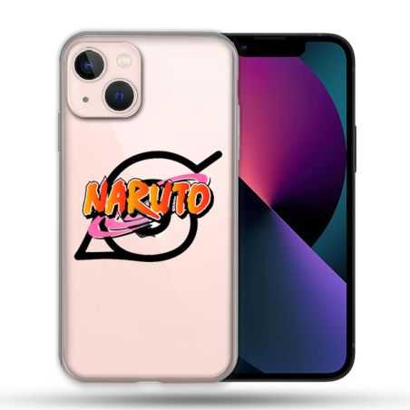 Coque Transparente Pour Apple Iphone 13 Mini (5.4) Naruto Logo