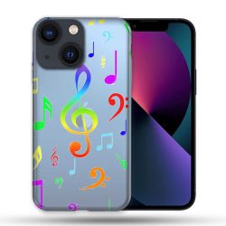 Coque Transparente Pour Apple Iphone 13 PRO Note Musique Colore
