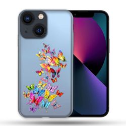 Coque Transparente Pour Apple Iphone 13 PRO Papillon Multicolore
