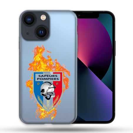 Coque Transparente Pour Apple Iphone 13 Pro Max Pompier Feu