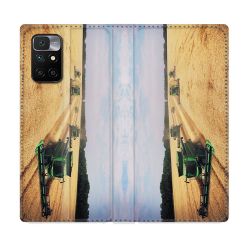 Housse Cuir Portefeuille Pour Xiaomi Redmi 10 Agriculture Moissonneuse