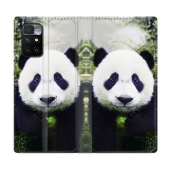 Housse Cuir Portefeuille Pour Xiaomi Redmi 10 Animal Panda Color