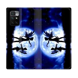 Housse Cuir Portefeuille Pour Xiaomi Redmi 10 Fantastique Fee Lune