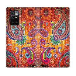 Housse Cuir Portefeuille Pour Xiaomi Redmi 10 Fleur Psychedelic