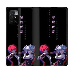 Housse Cuir Portefeuille Pour Xiaomi Redmi 10 Manga Assassination Classroom Duo