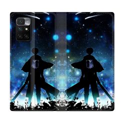 Housse Cuir Portefeuille Pour Xiaomi Redmi 10 Manga Attaque Titans Levi