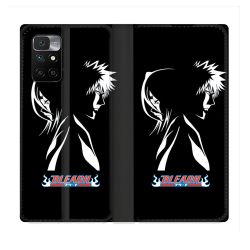 Housse Cuir Portefeuille Pour Xiaomi Redmi 10 Manga Bleach Duo