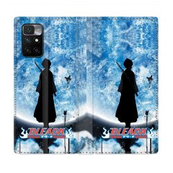 Housse Cuir Portefeuille Pour Xiaomi Redmi 10 Manga Bleach Lune