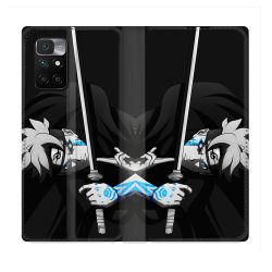 Housse Cuir Portefeuille Pour Xiaomi Redmi 10 Manga Boruto Epée
