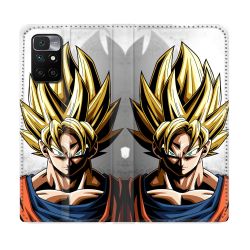 Housse Cuir Portefeuille Pour Xiaomi Redmi 10 Manga Dragon Ball Sangoku Portrait