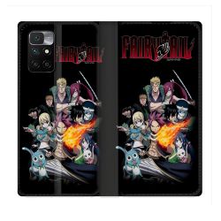Housse Cuir Portefeuille Pour Xiaomi Redmi 10 Manga Fairy Tail Logo Team