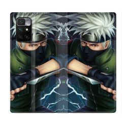 Housse Cuir Portefeuille Pour Xiaomi Redmi 10 Manga Naruto Kakashi