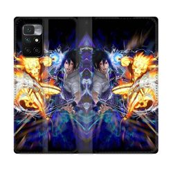 Housse Cuir Portefeuille Pour Xiaomi Redmi 10 Manga Naruto VS