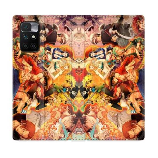 Housse Cuir Portefeuille Pour Xiaomi Redmi 10 Manga One Piece Nakama