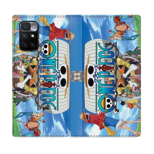 Housse Cuir Portefeuille Pour Xiaomi Redmi 10 Manga One Piece Sunny