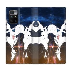 Housse Cuir Portefeuille Pour Xiaomi Redmi 10 Manga SAO sword Art Online Asuna