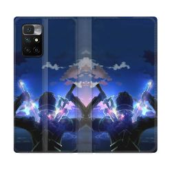 Housse Cuir Portefeuille Pour Xiaomi Redmi 10 Manga SAO sword Art Online Epee