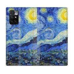 Housse Cuir Portefeuille Pour Xiaomi Redmi 10 Peinture La nuit étoilée