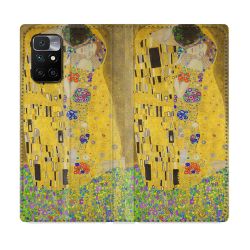 Housse Cuir Portefeuille Pour Xiaomi Redmi 10 Peinture Le Baiser