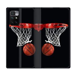 Housse Cuir Portefeuille Pour Xiaomi Redmi 10 Sport Basket Panier