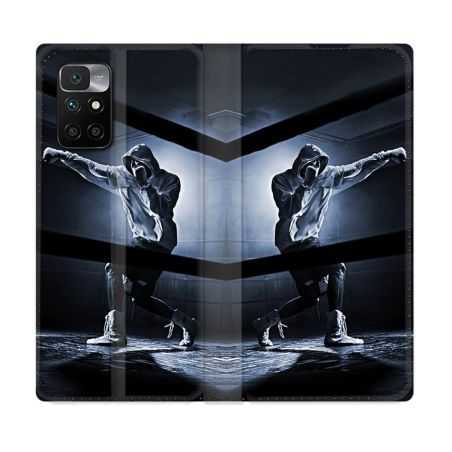 Housse Cuir Portefeuille Pour Xiaomi Redmi 10 Sport Boxe Poing