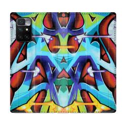 Housse Cuir Portefeuille Pour Xiaomi Redmi 10 Street Art Graf Color