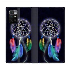 Housse Cuir Portefeuille Pour Xiaomi Redmi 10 Zen Attrape Reve Multicolore