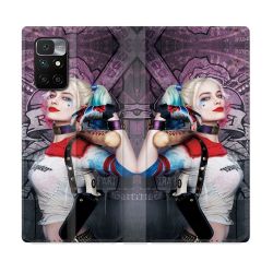 Housse Cuir Portefeuille Pour Xiaomi Redmi 10 Harley Quinn Batte