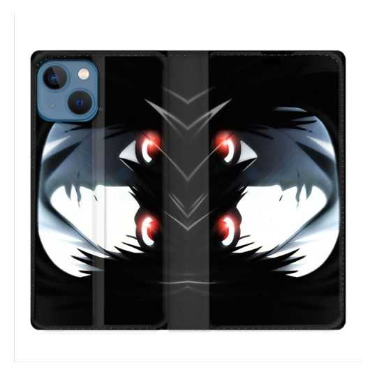 Housse Cuir Portefeuille Pour Iphone 14 (6.1) Manga Death Note L