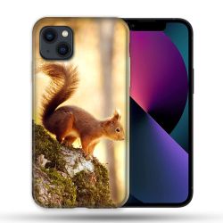 Coque Compatible MagSafe Pour Iphone 14 Pro Max (6.7) Animal Ecureuil Bois