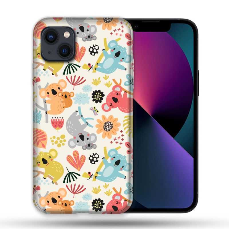 Coque Compatible MagSafe Pour Iphone 14 Pro Max (6.7) Animal Koala Pattern