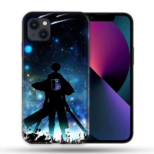 Coque Compatible MagSafe Pour Iphone 14 Pro Max (6.7) Manga Attaque Titans Levi