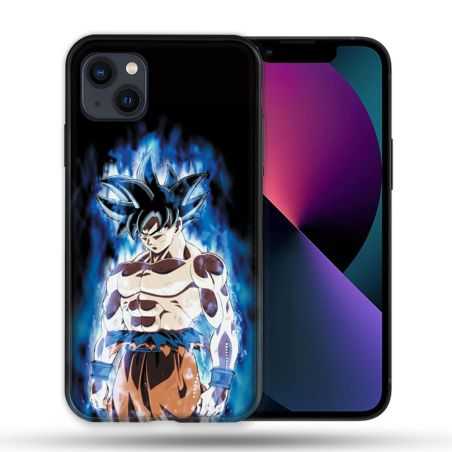 Coque Compatible MagSafe Pour Iphone 14 Pro Max (6.7) Manga Dragon Ball Sangoku Noir