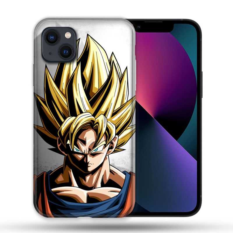 Coque Compatible MagSafe Pour Iphone 14 Pro Max (6.7) Manga Dragon Ball Sangoku Portrait