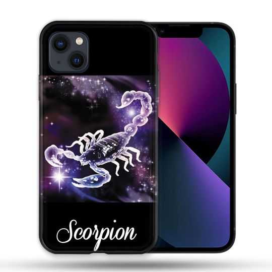 Coque Compatible MagSafe Pour Iphone 14 Pro Max (6.7) Signe Zodiaque 2 Scorpion